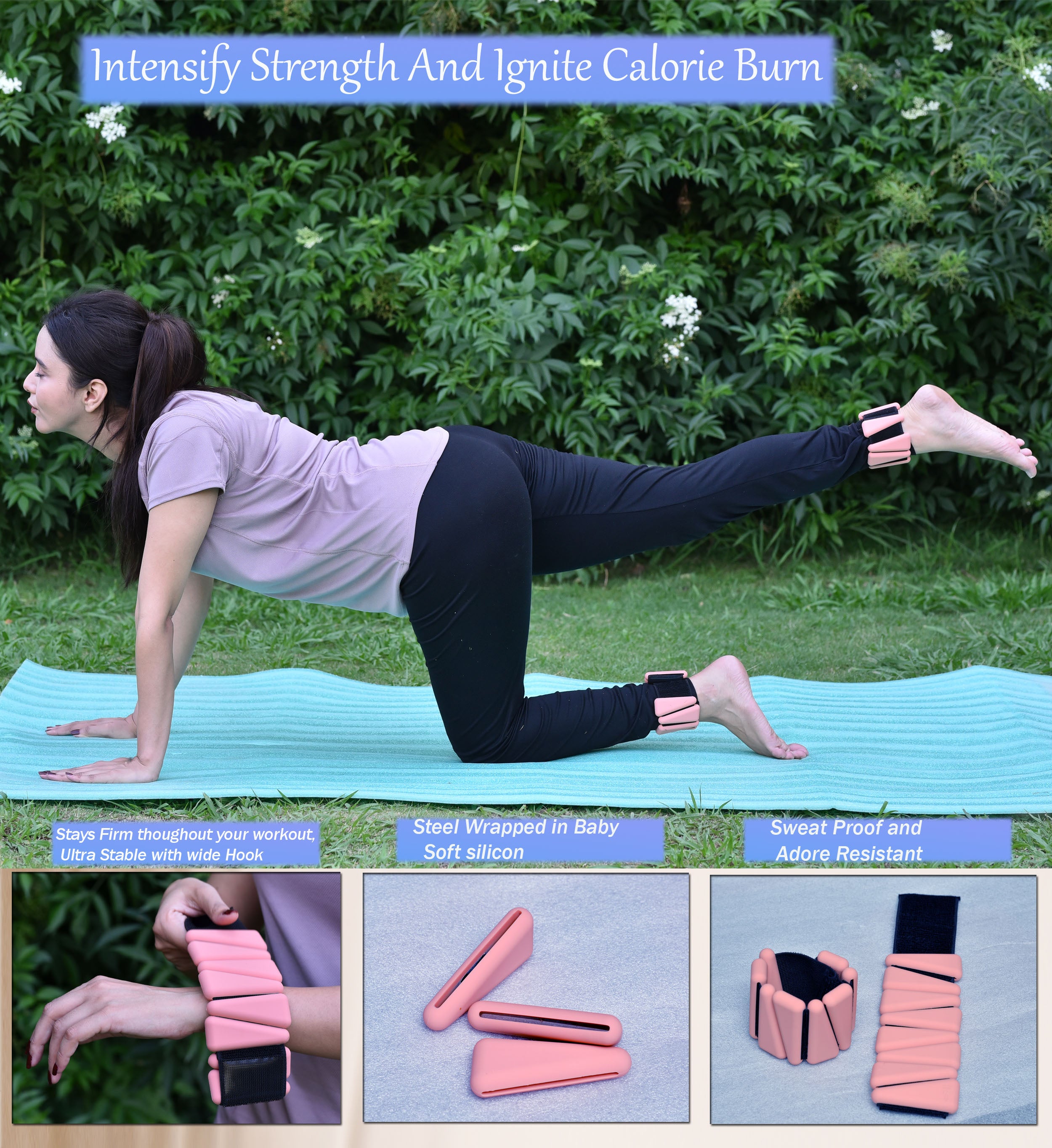 Adjustable Wrist and Ankle Weights – Perfect for Enhanced Workouts and Fitness Training