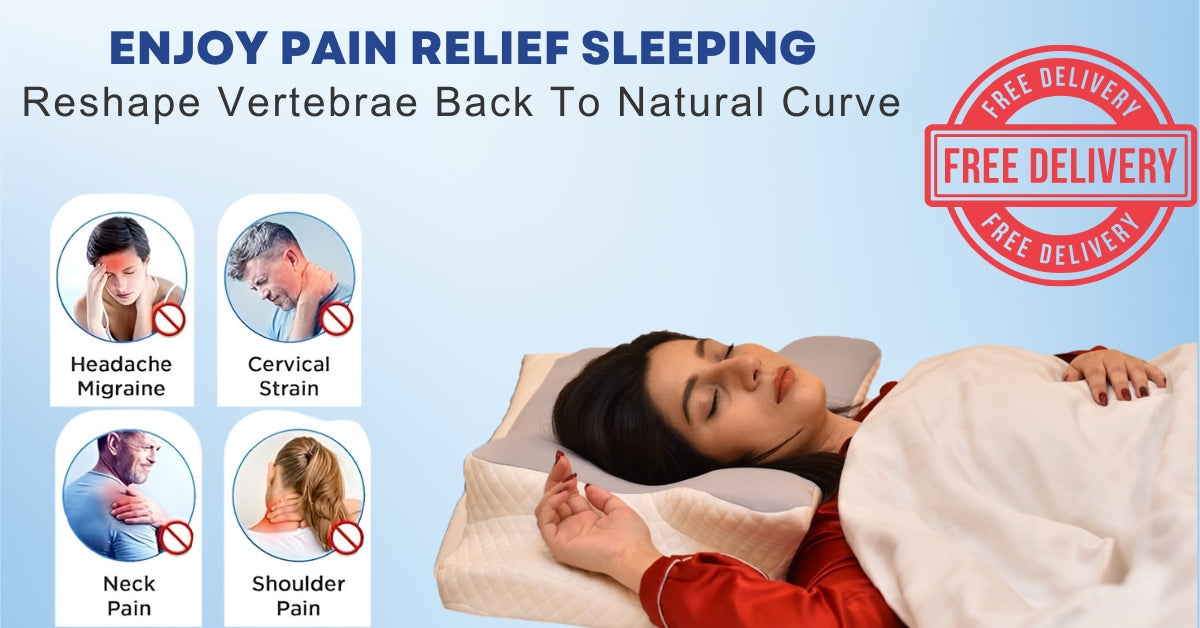 Cervical Pillow for Neck and Shoulder Support with armrest