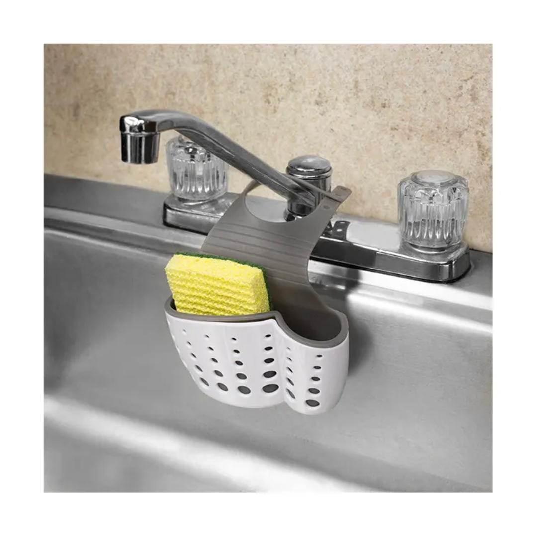 Silicone Sponge Holder – Flexible, Non-Slip Sink Organizer with Drainage