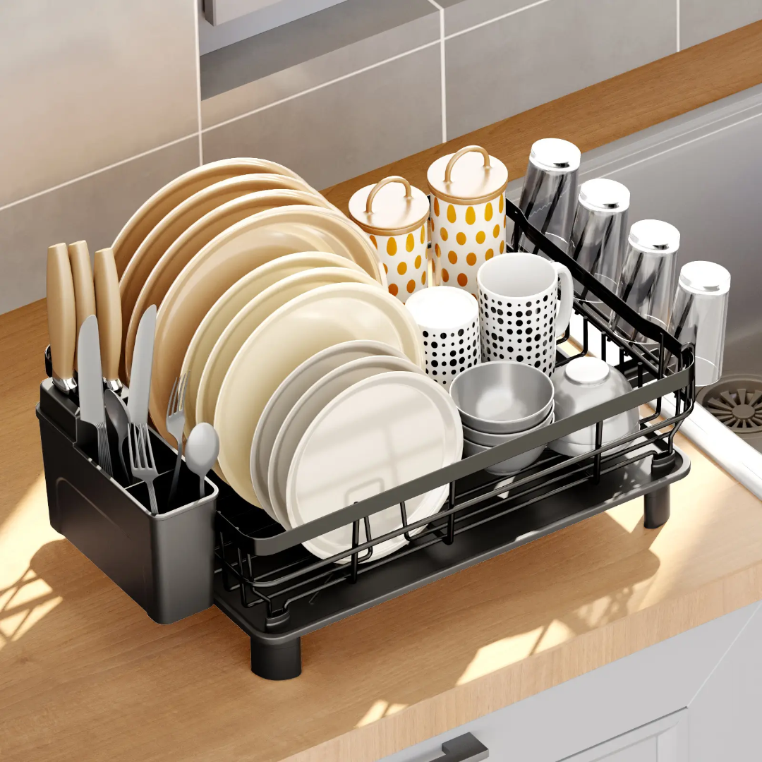 Stainless Steel Dish Drying Rack – Space-Saving, Durable, and Efficient