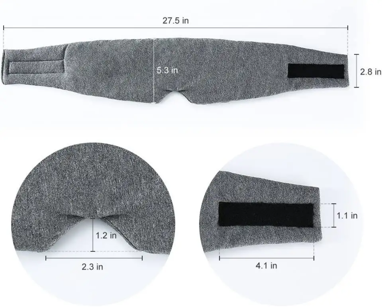 Comfortable Sleep Eye Mask – Soft, Adjustable, and Light Blocking for Restful Sleep