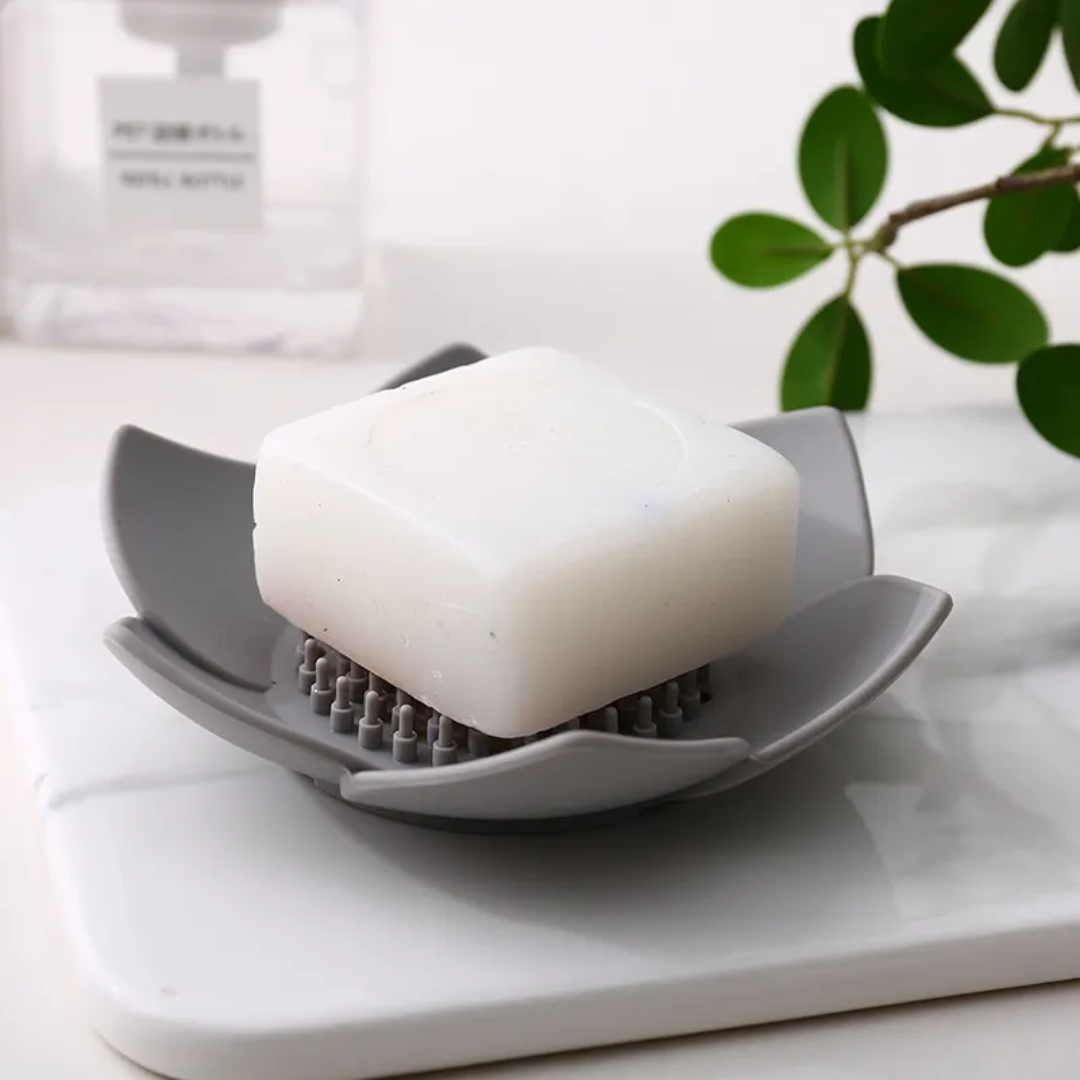 Silicone Soap Drainage Sponge – Non-Slip, Quick-Drying, Eco-Friendly Soap Dish