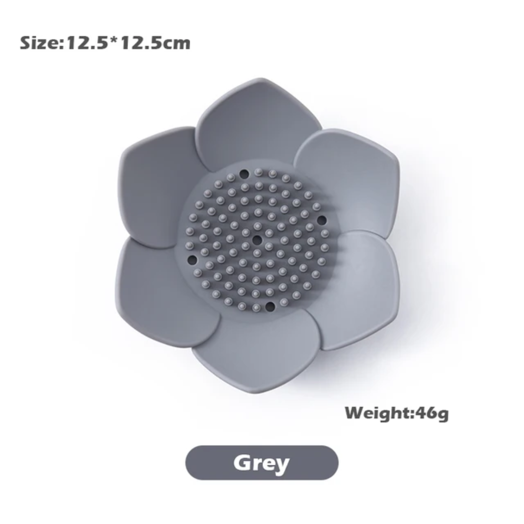 Silicone Soap Drainage Sponge – Non-Slip, Quick-Drying, Eco-Friendly Soap Dish