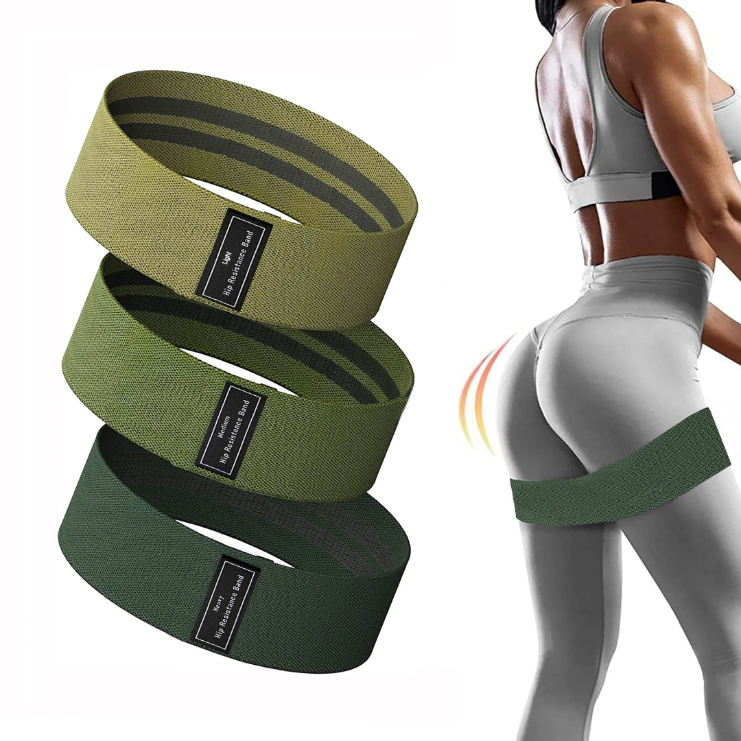 "Premium Latex Fabric Resistance Bands - Strengthen, Tone & Sculpt Your Body"