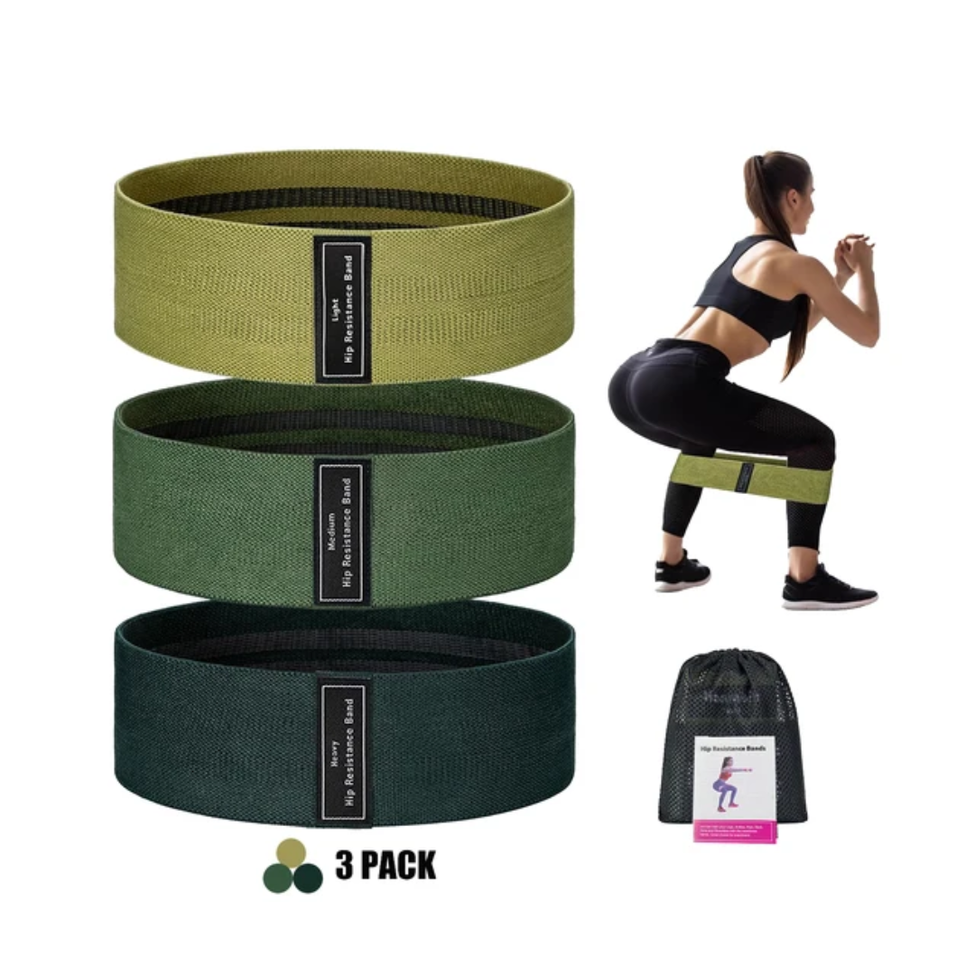 "Premium Latex Fabric Resistance Bands - Strengthen, Tone & Sculpt Your Body"