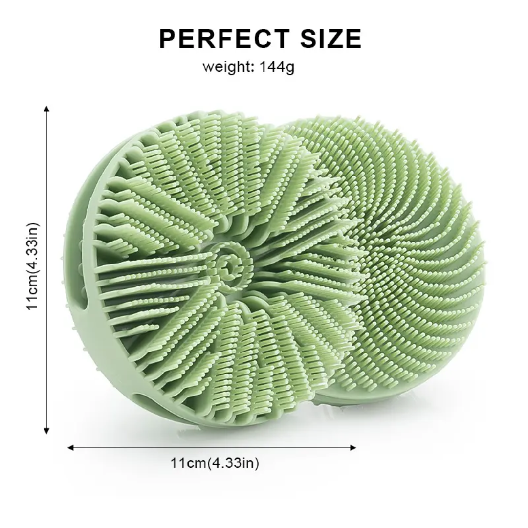 Silicone Body Scrubber - Gentle Exfoliation for Smooth, Glowing Skin