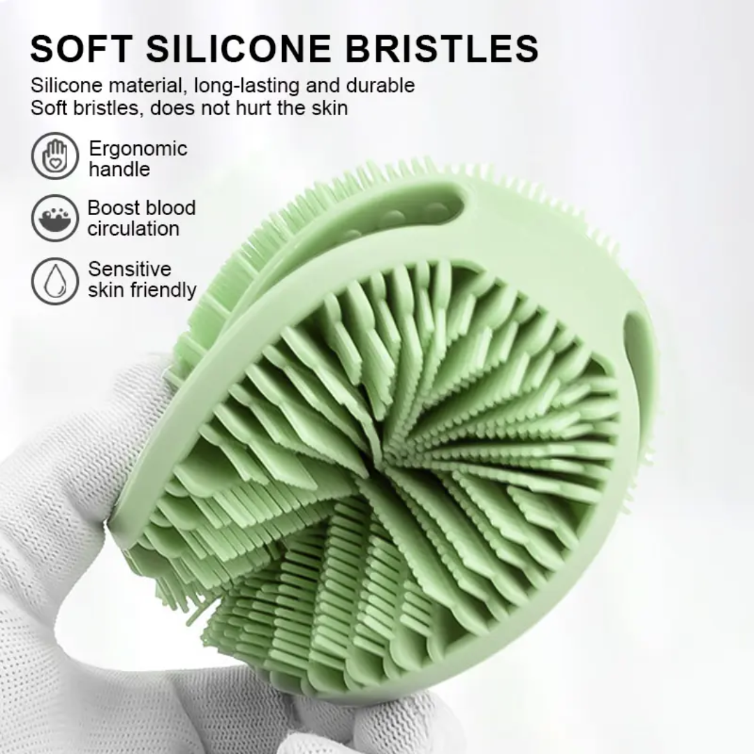 Silicone Body Scrubber - Gentle Exfoliation for Smooth, Glowing Skin