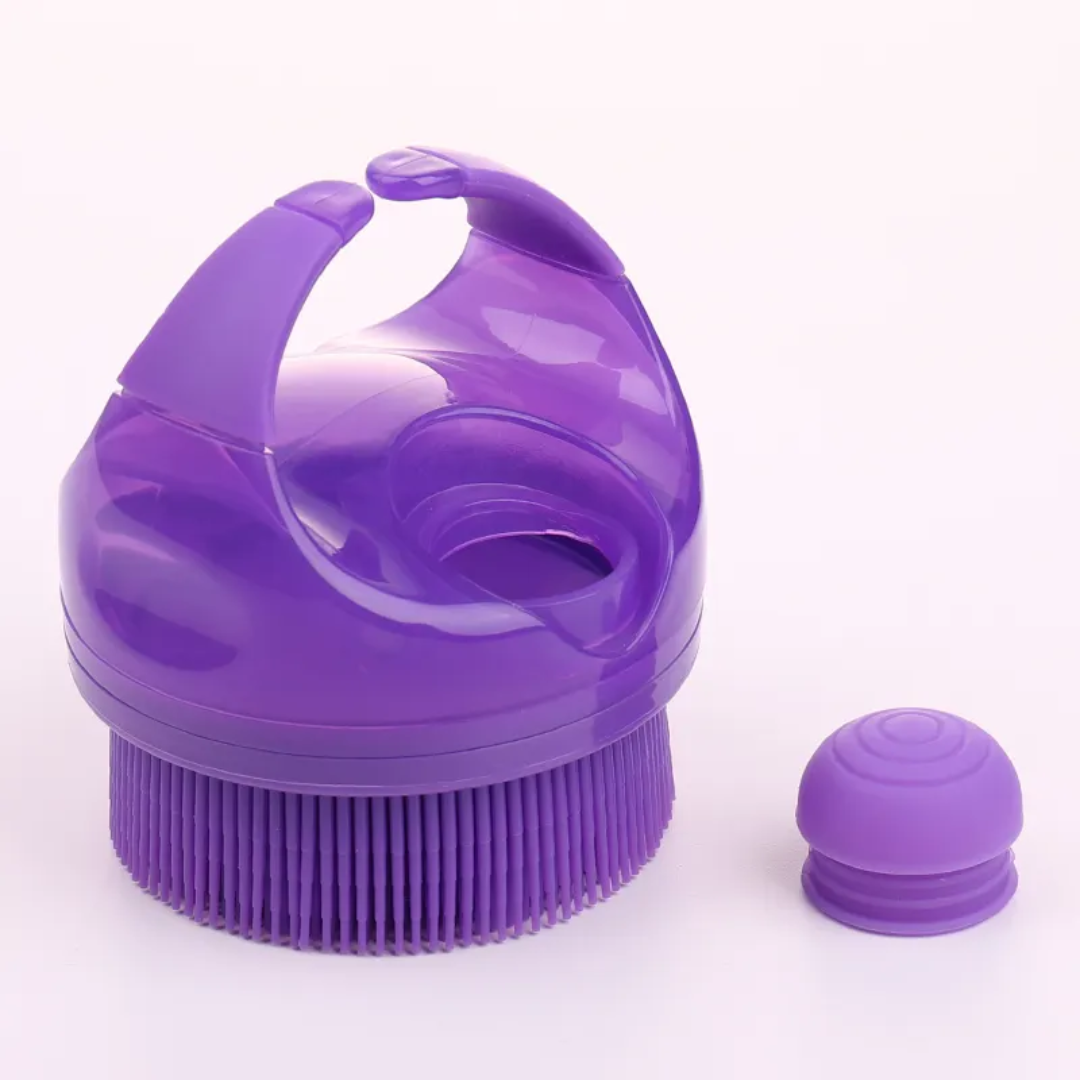 Silicone Exfoliating & Massage Shower Brush – Gentle Body Scrub & Skin Care