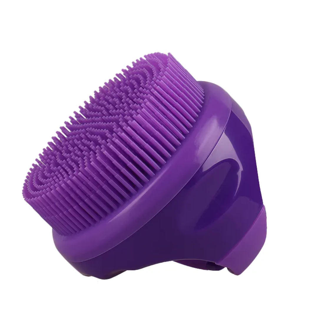 Silicone Exfoliating & Massage Shower Brush – Gentle Body Scrub & Skin Care