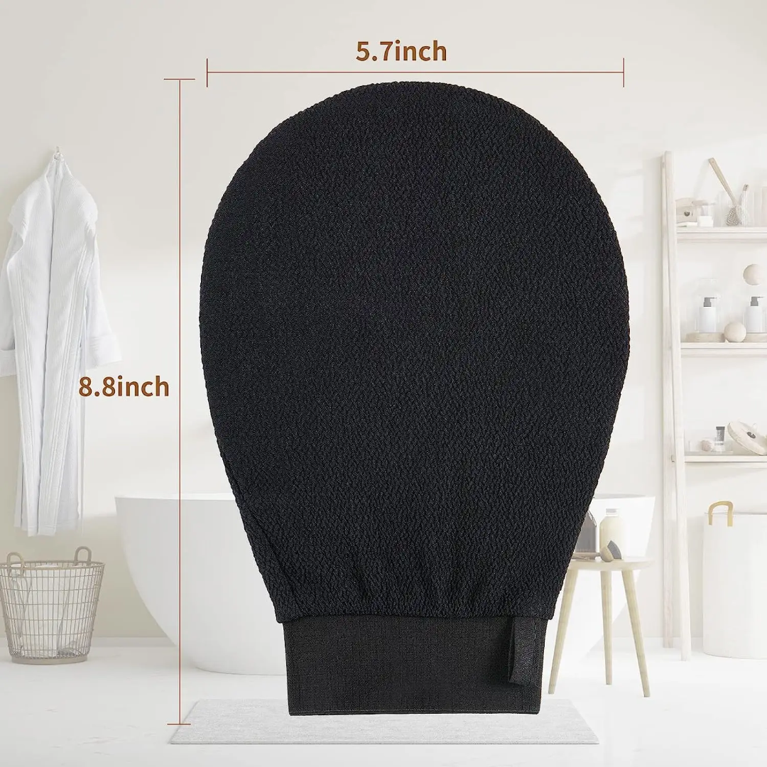 Double-Sided Exfoliating Scrub Glove - Soft & Firm for Perfect Skin