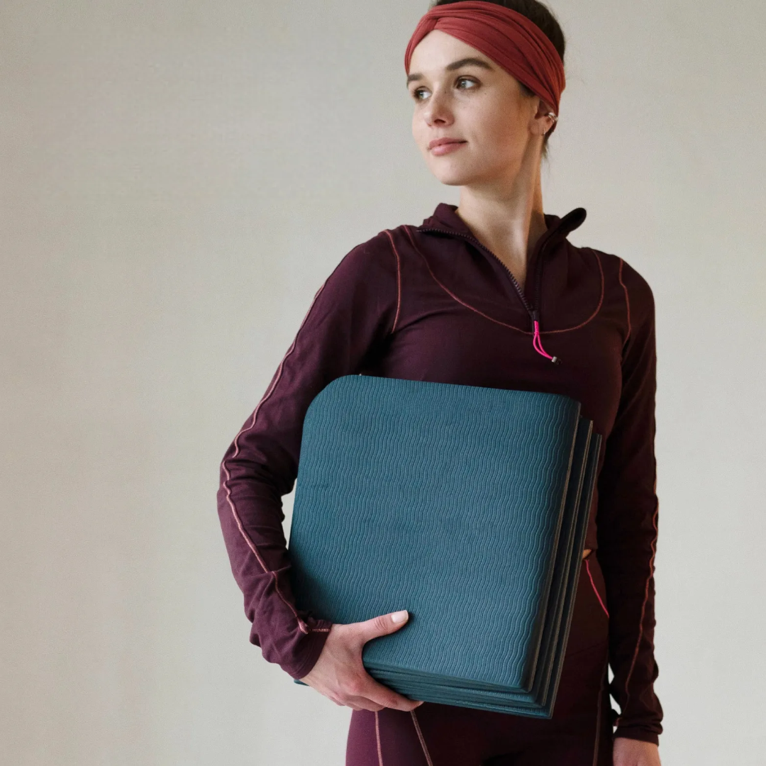 Premium Thick Yoga Folding Mat – Non-Slip, Extra Cushioned Exercise Mat for Comfort & Support
