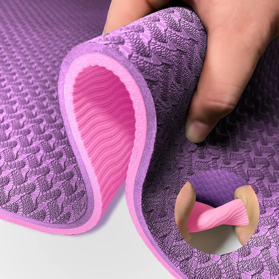 Double Layer Yoga Mat – Ultra-Durable, Non-Slip, Cushioning Support for Comfort & Stability