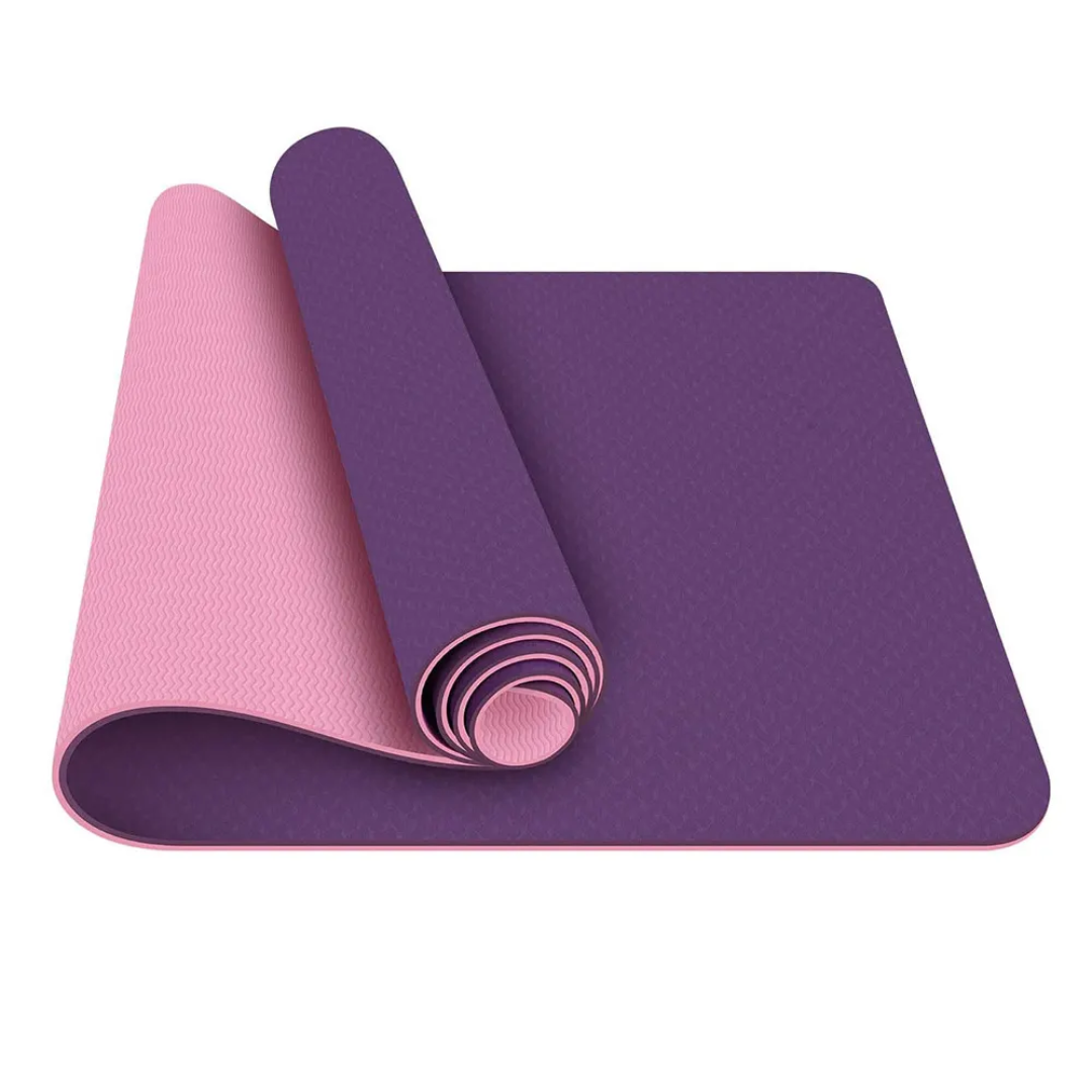 Double Layer Yoga Mat – Ultra-Durable, Non-Slip, Cushioning Support for Comfort & Stability