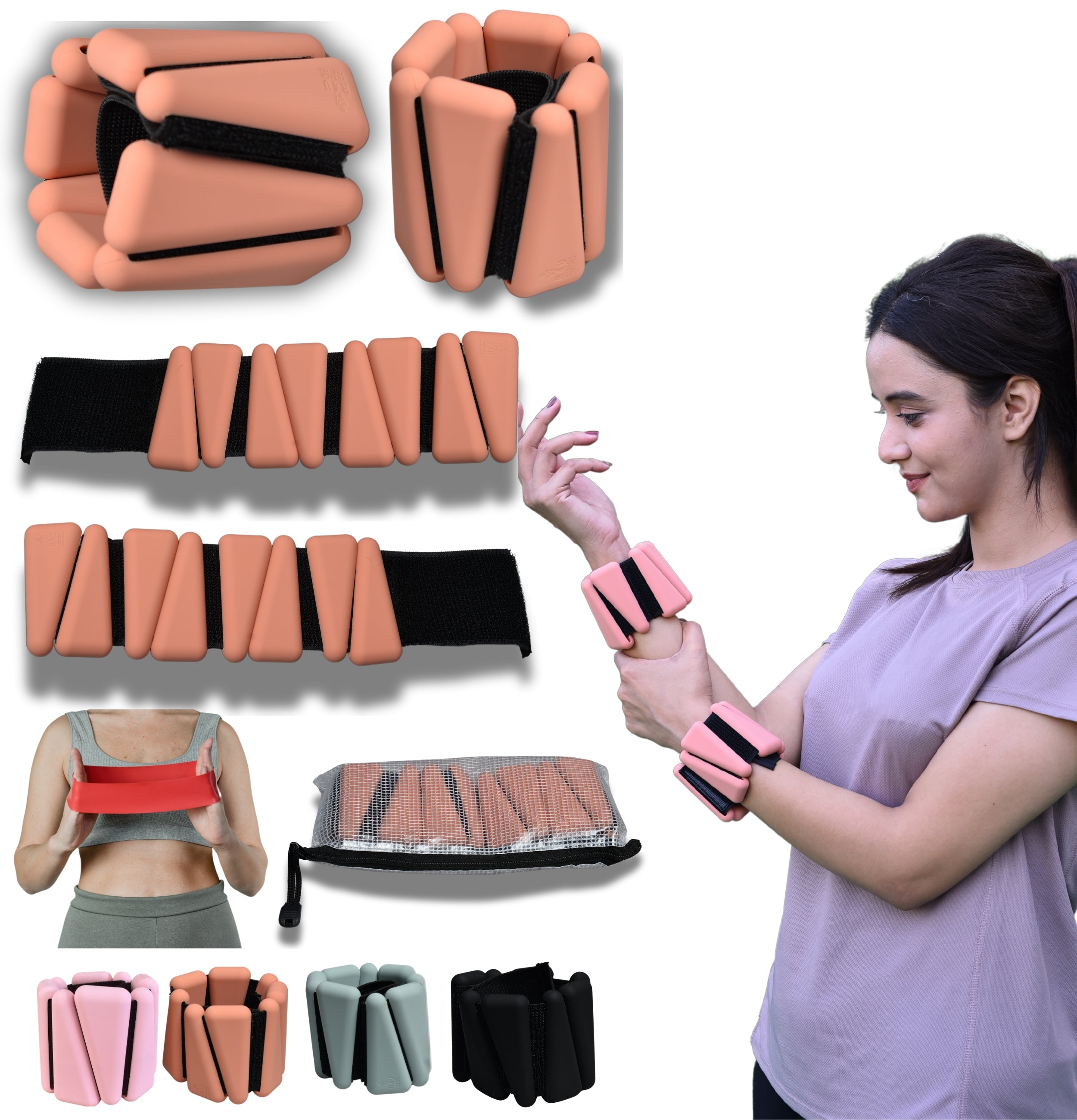 Adjustable Wrist and Ankle Weights – Perfect for Enhanced Workouts and Fitness Training