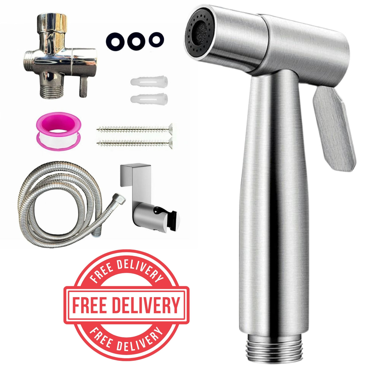 SS304 Bidet Sprayer- Adjustable Water Pressure