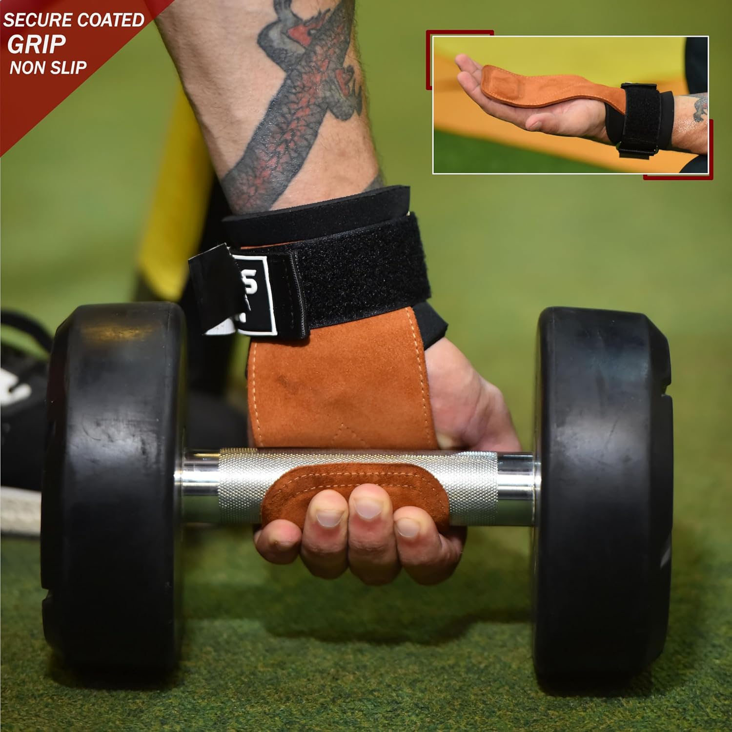 Weightlifting Wrist Straps with Cushion Wrist Loop
