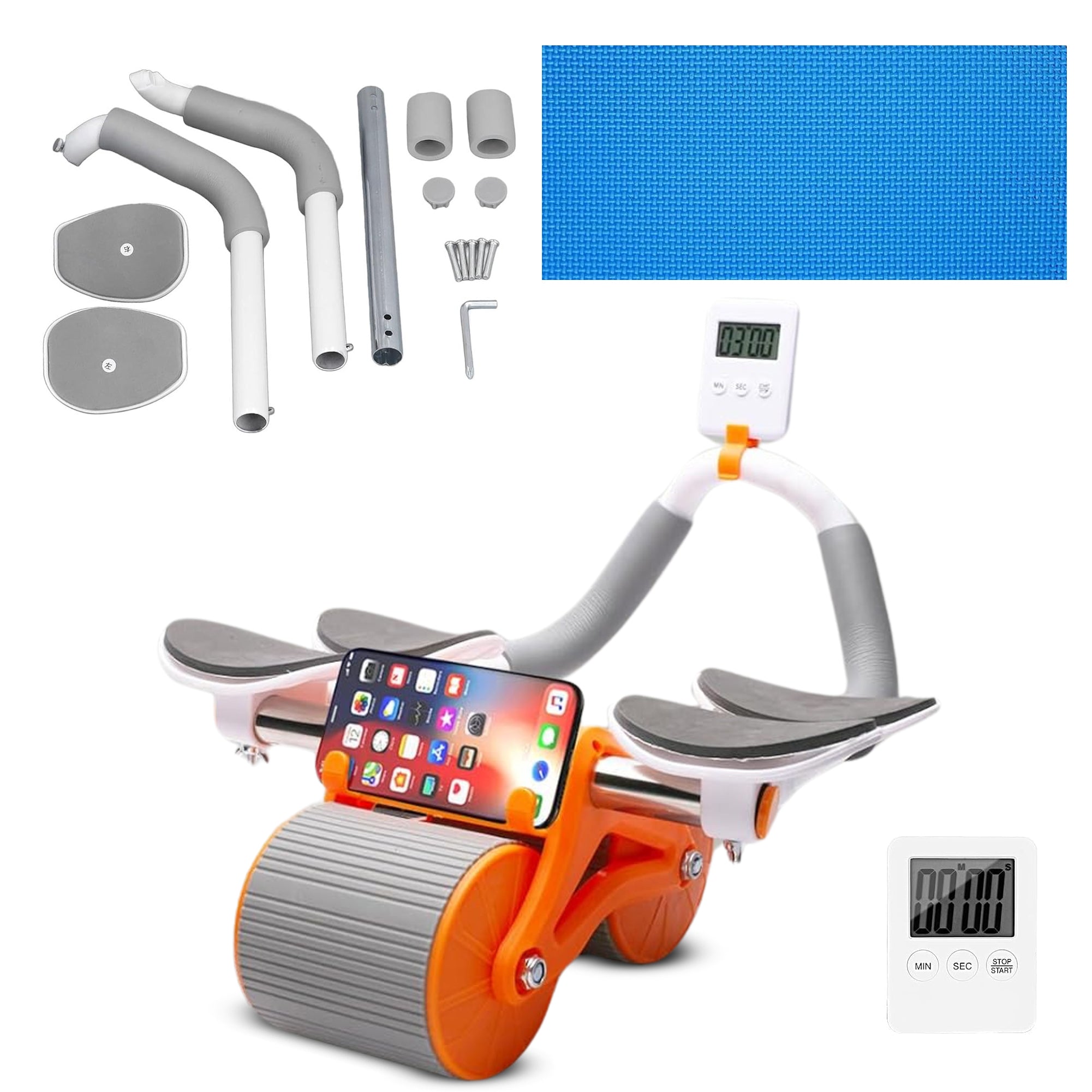 Dual-Wheel Ab Rollers for Stability & Power