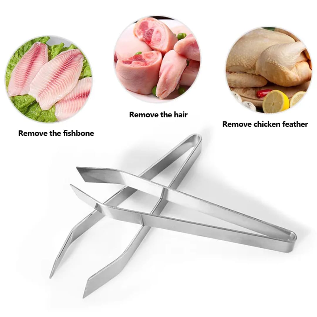 Stainless Steel Fish Bone Tweezer – Precision Tweezers for Safe & Easy Fish Bone Removal