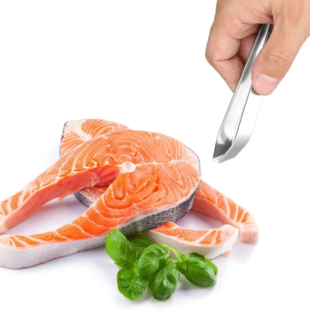 Stainless Steel Fish Bone Tweezer – Precision Tweezers for Safe & Easy Fish Bone Removal