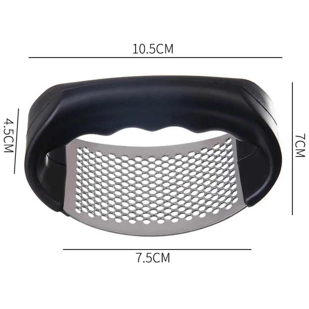 Stainless Steel Garlic Press – Effortless Crushing, No Peeling Required, Durable & Easy to Clean