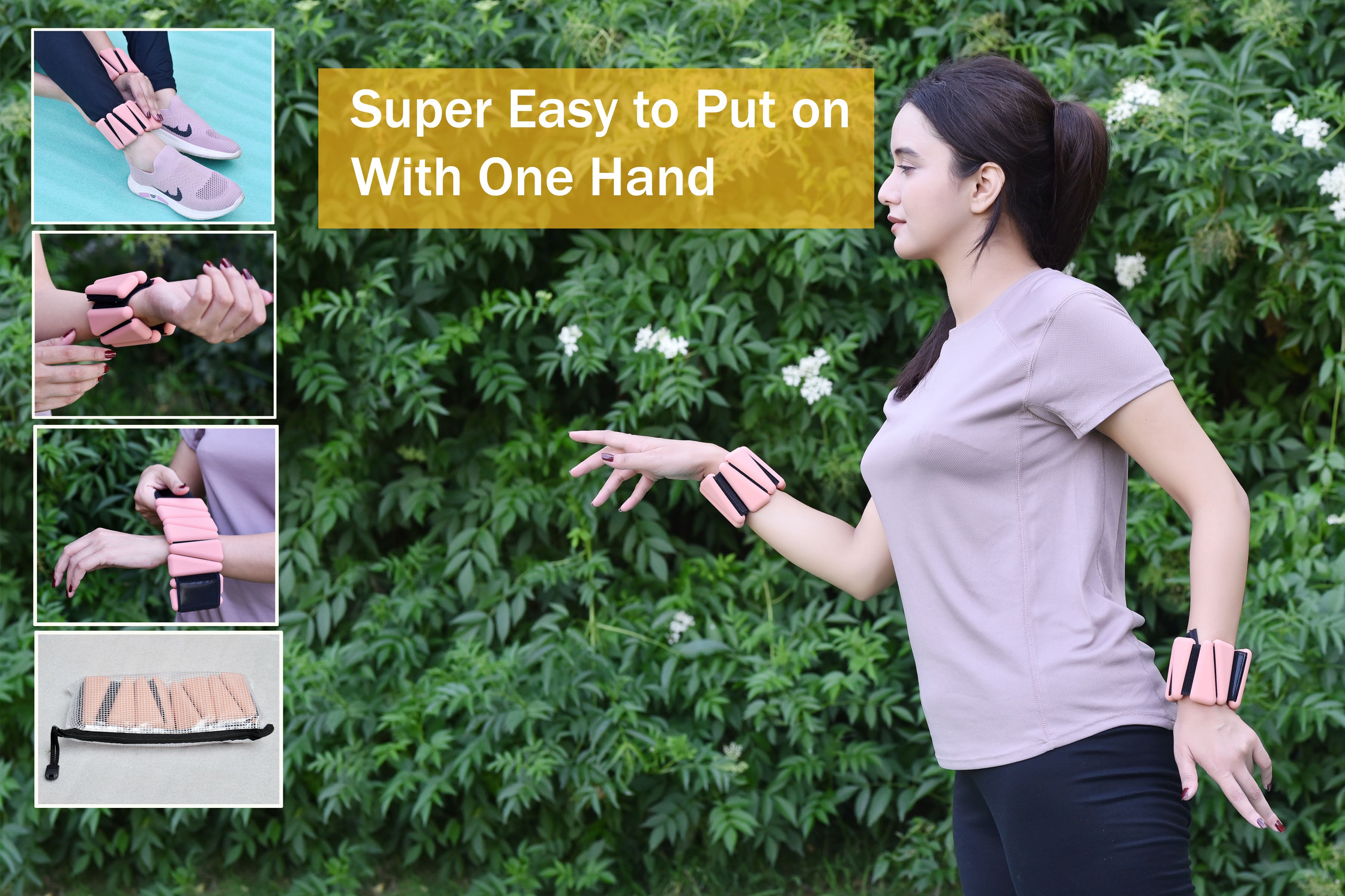 Adjustable Wrist and Ankle Weights – Perfect for Enhanced Workouts and Fitness Training