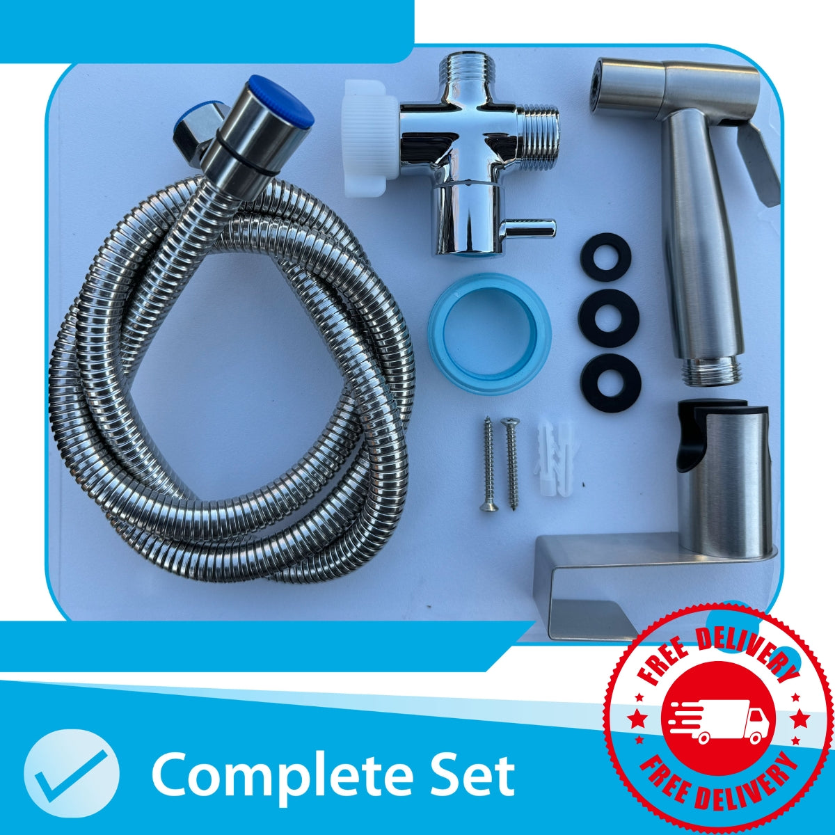 SS304 Bidet Sprayer- Adjustable Water Pressure