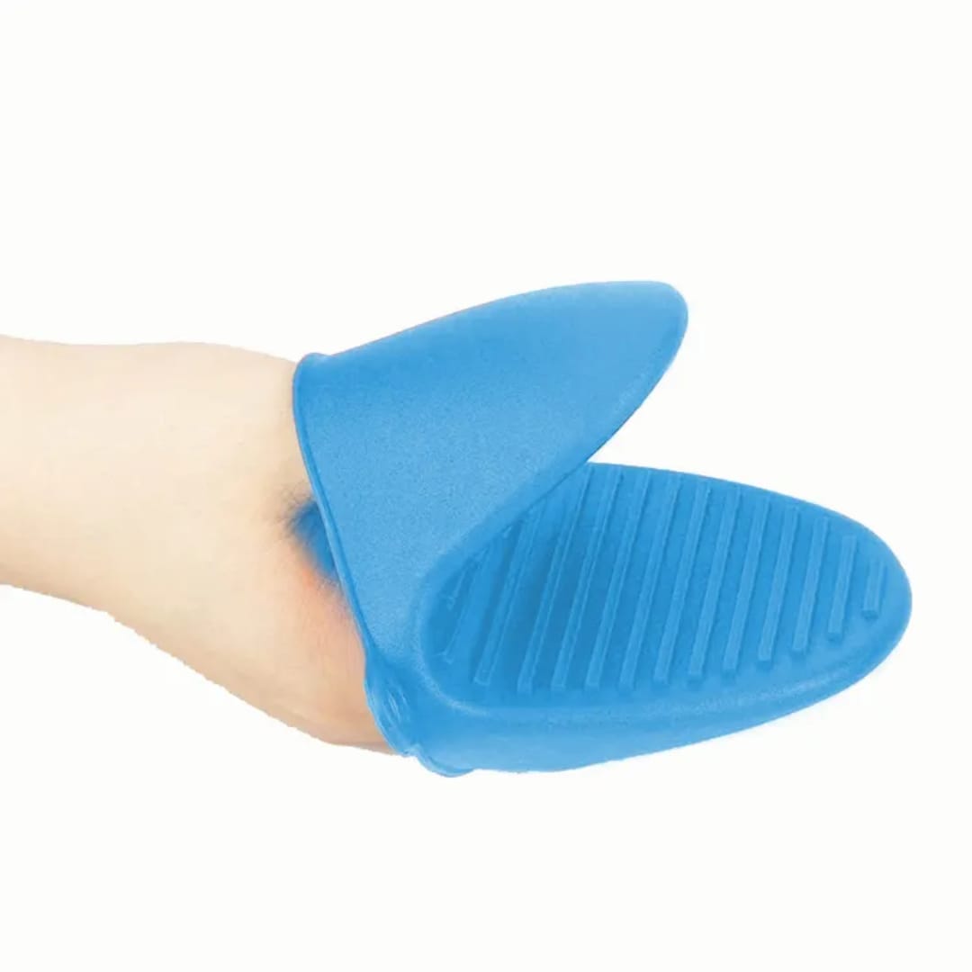Silicone Kitchen Mitts – Heat-Resistant, Non-Slip, Waterproof Oven Gloves for Safe Cooking & Grilling