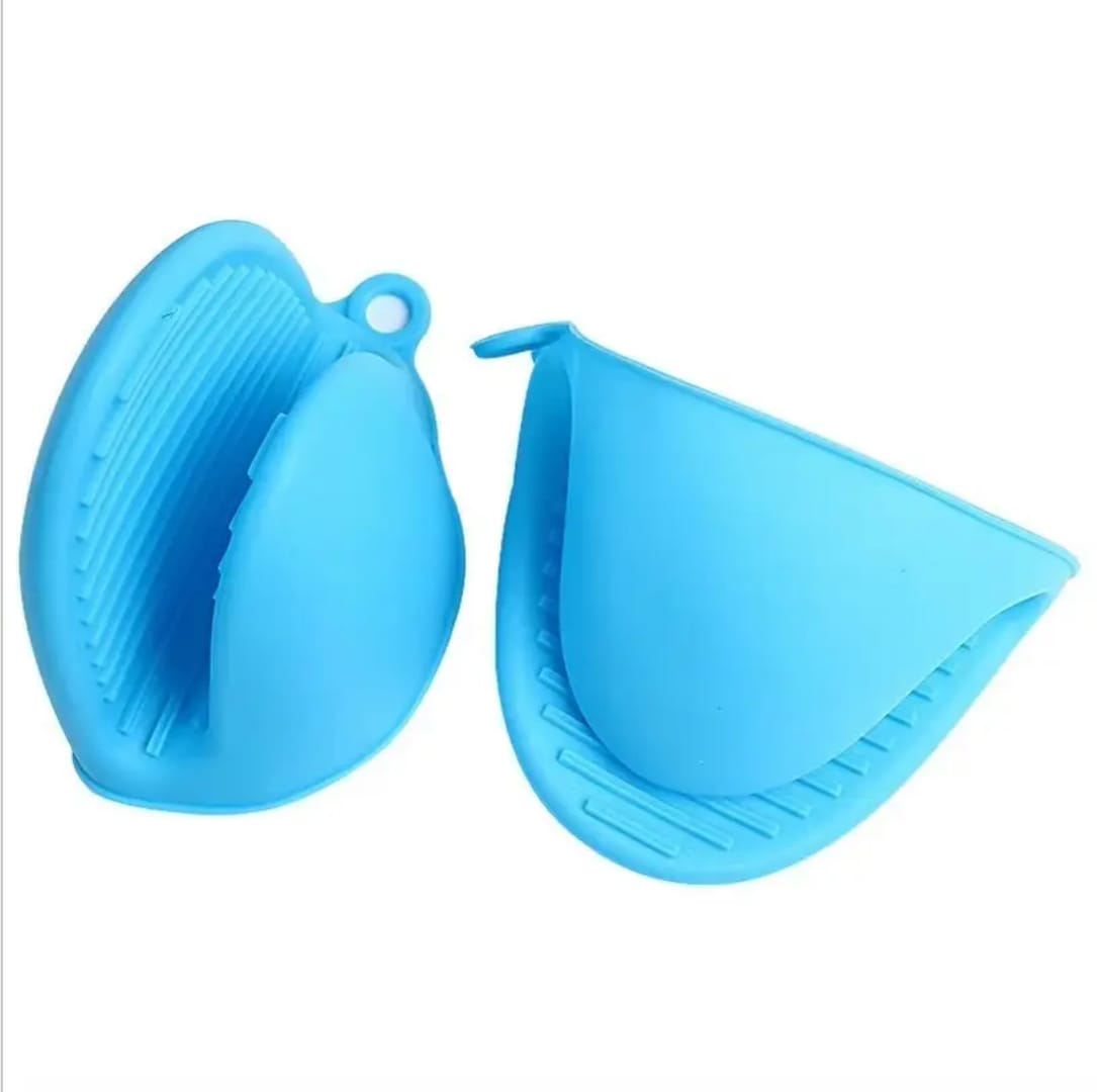 Silicone Kitchen Mitts – Heat-Resistant, Non-Slip, Waterproof Oven Gloves for Safe Cooking & Grilling