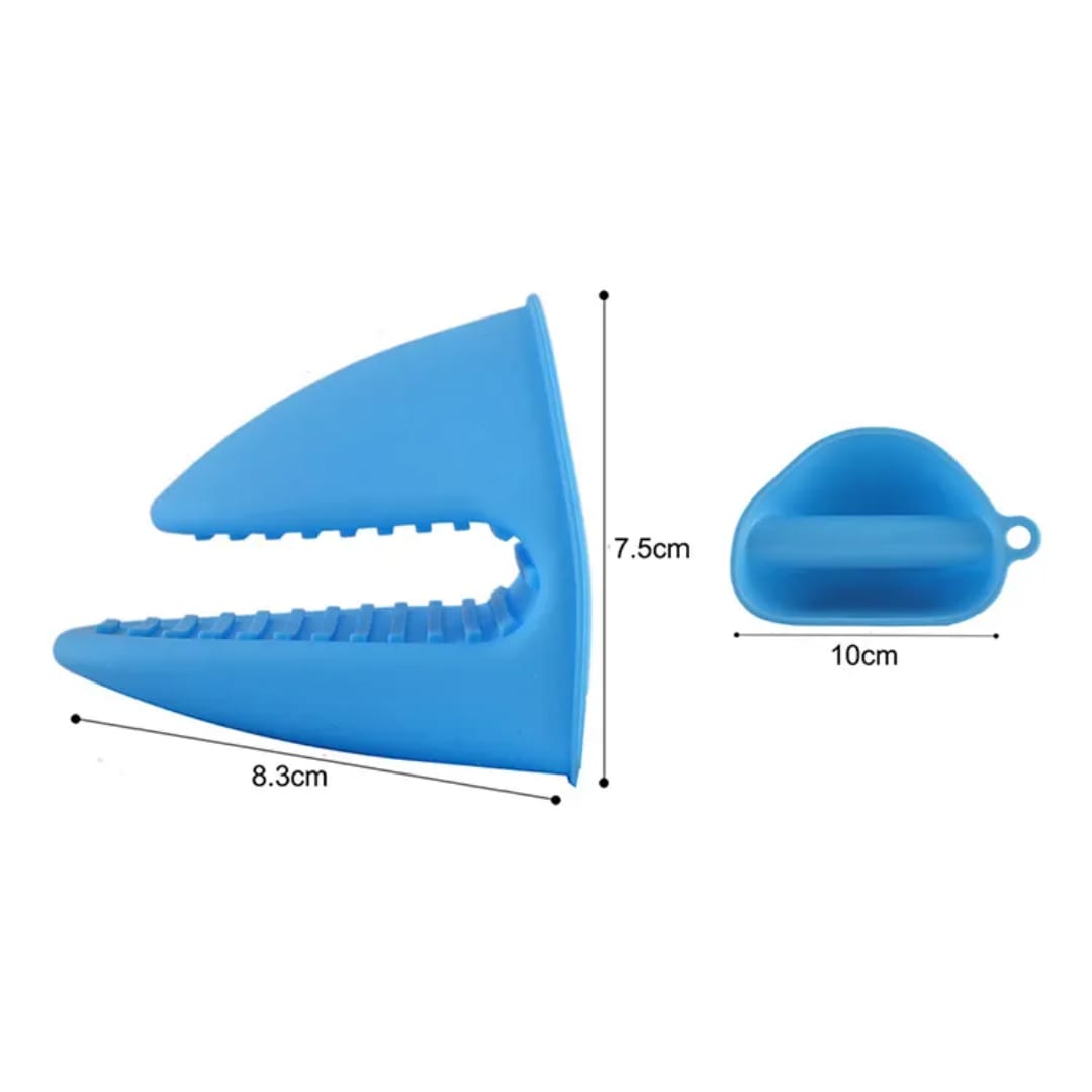 Silicone Kitchen Mitts – Heat-Resistant, Non-Slip, Waterproof Oven Gloves for Safe Cooking & Grilling