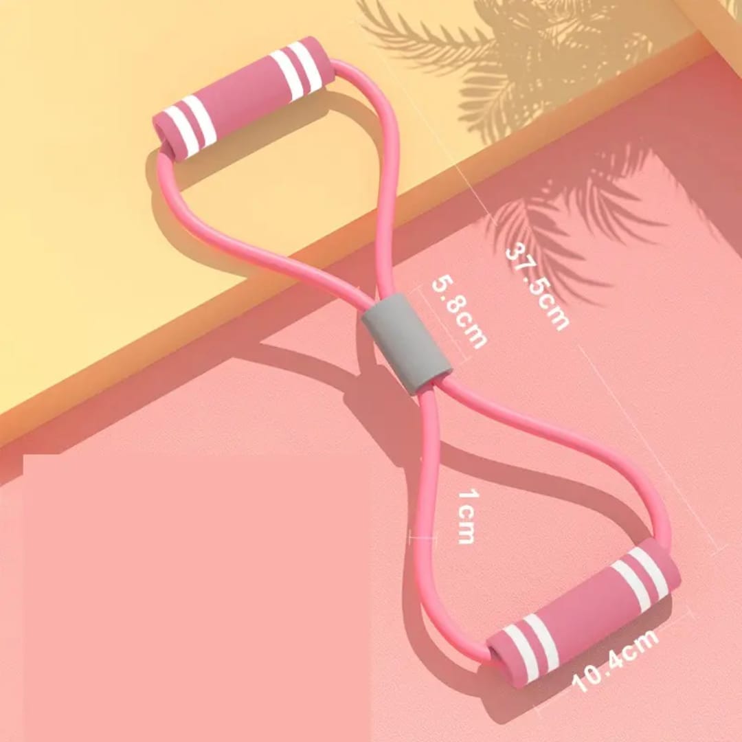 8-Shape Yoga Resistance Band – Ideal for Back & Core Strengthening, Flexibility, and Rehabilitation