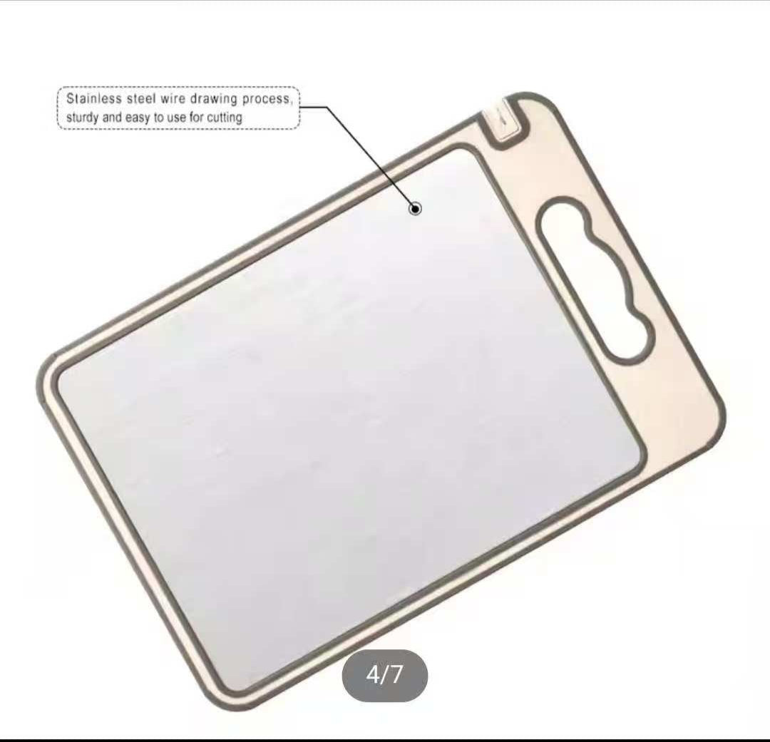 Premium Stainless Steel Cutting Board – Durable, Hygienic, and Easy to Clean