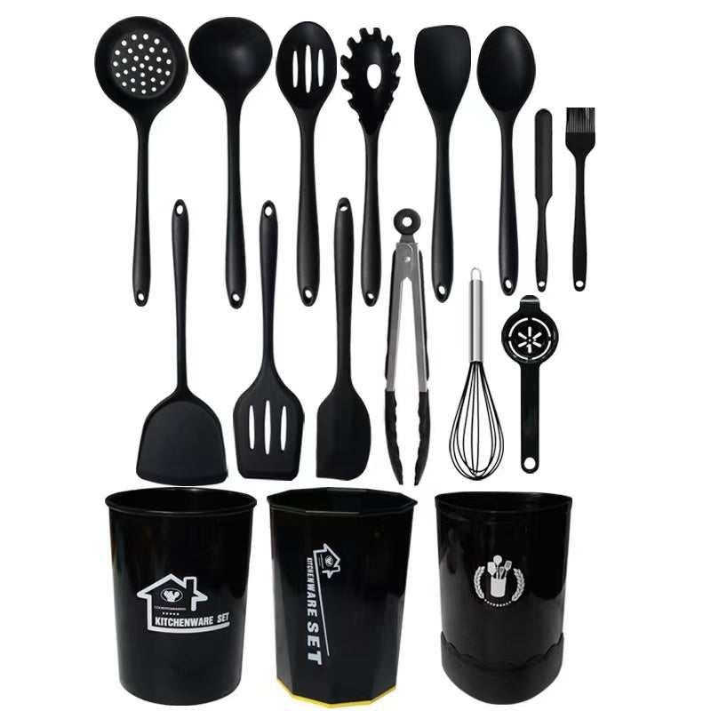 14-Piece Silicone Spatula Set – Heat-Resistant, Non-Stick, BPA-Free Cooking & Baking Utensils